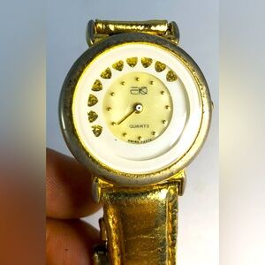 EKO Quartz Swiss Parts Watch. Band Needs Replaced. No Battery. Not Tested